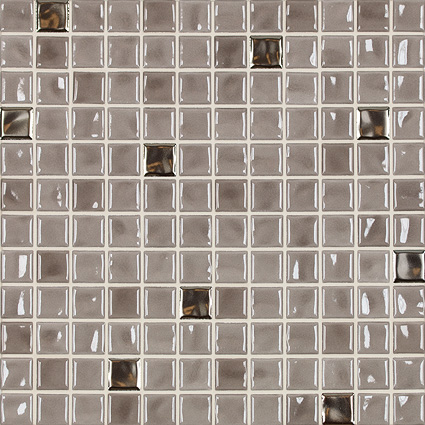 Agrob Buchtal Jasba Amano Mosaik taupe-metallic-mix 2.5x2.5cm