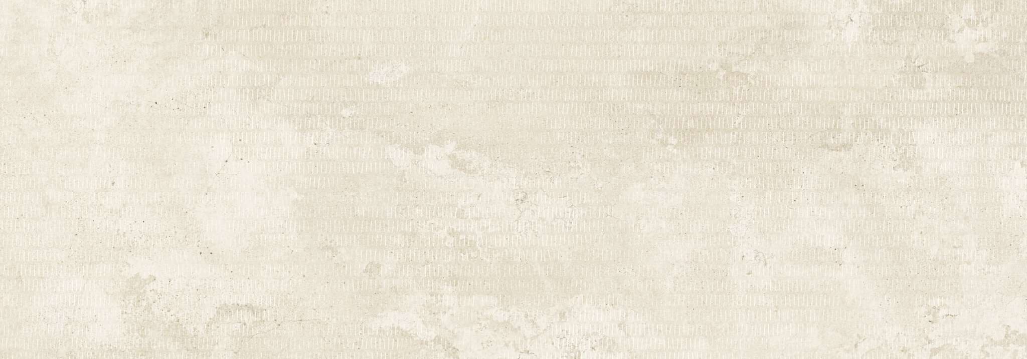 Agrob Buchtal Kiano Wanddekor Stroke sand weiß 35x100cm