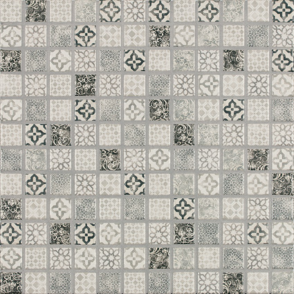 Agrob Buchtal Jasba Pattern Mosaik grau 2.5x2.5cm